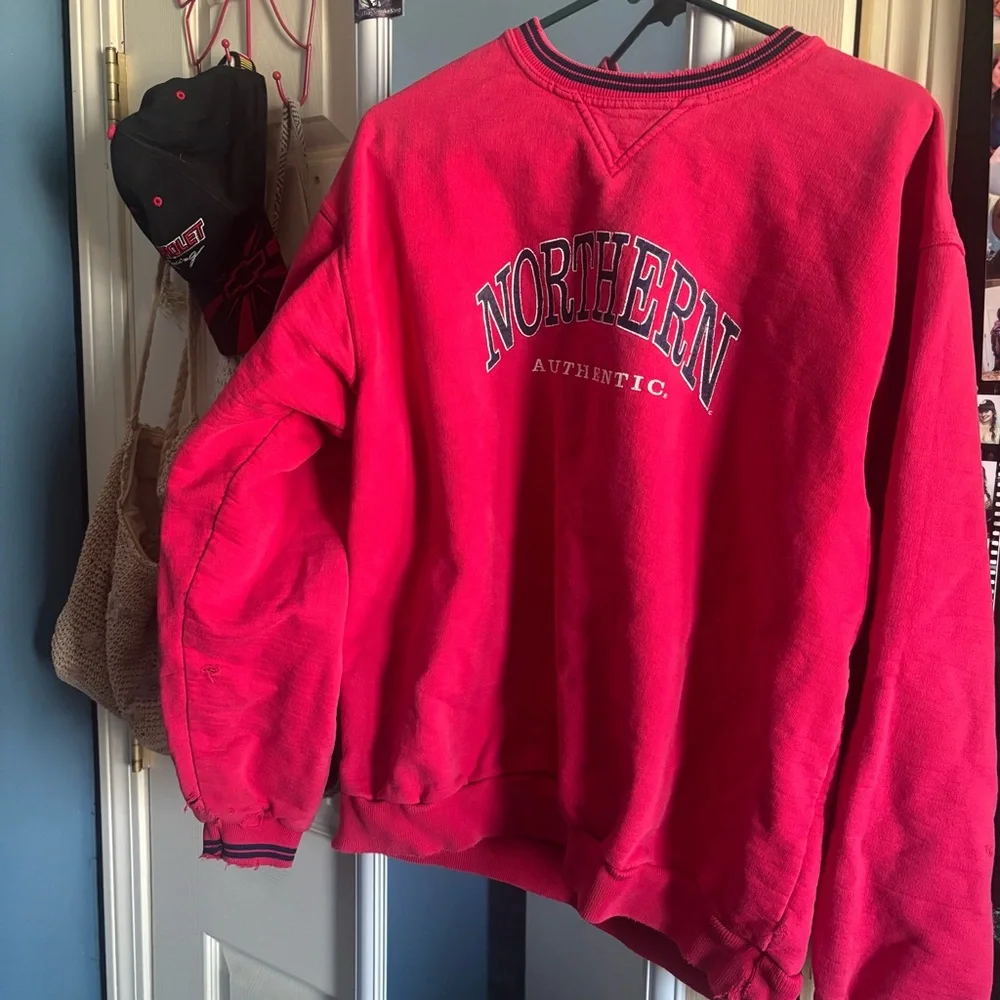 Red Northern Authentic Sweatshirt - Picture 1 of 5